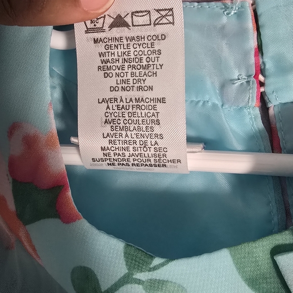 Iris & Ivy Toddler Girls 3T Pink Floral Pleated Trapeze Dress - Picture 11 of 11